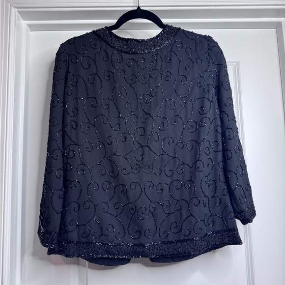 Vintage JMD New York Beaded Jacket Made In India - Picture 6 of 7